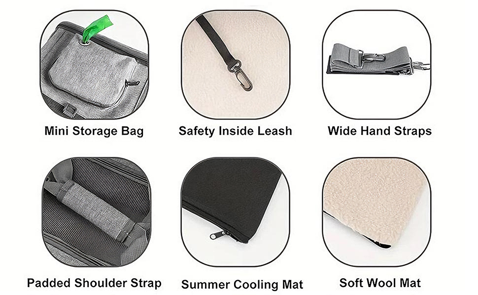 Транспортна переноска для собак та котів SHJOEE, складана, синього кольору, 46 x 46 x 30 см