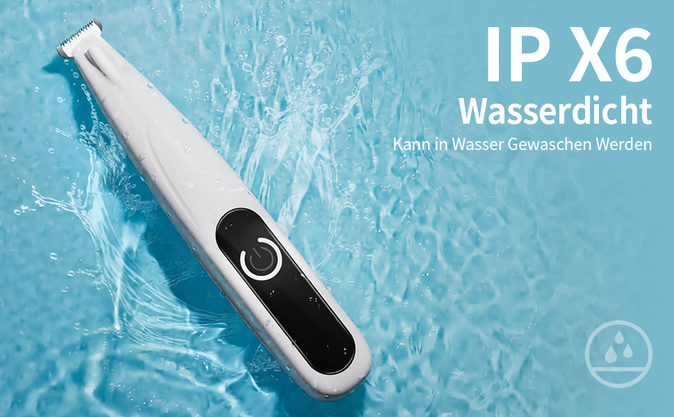 Триммер для догляду за лапами собак та котів з LED-підсвіткою, цифровим дисплеєм, вологостійкий, бездротовий, тихий, USB-зарядний, професійний