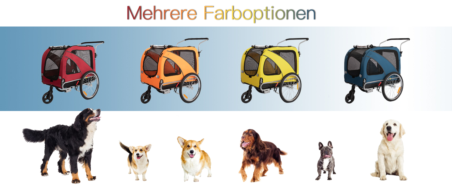 Трансформер для собак XL: велосипедний/біговий, 600D Oxford, до 40 кг, жовтий