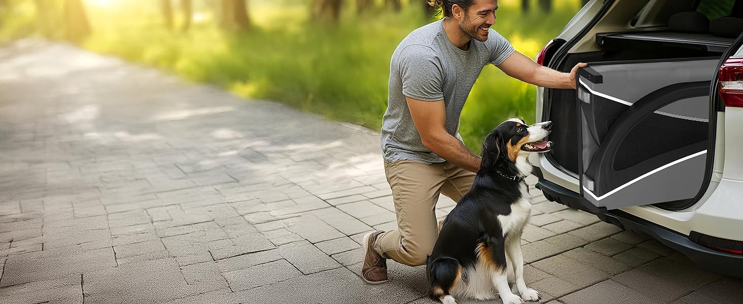 Фаркоп для велосипеда з собакою - Складаний фаркоп для велосипеда для собак до 40 кг, з відбивачами, водовідштовхувальний, сумісний з електровелосипедами, чорно-сірий