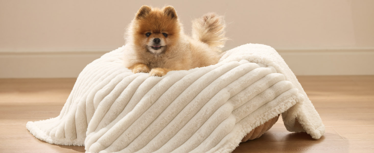 Водонепроникний коврик для собак BEDSURE 152x203 см - м'який, миючий, для великих собак, сірий