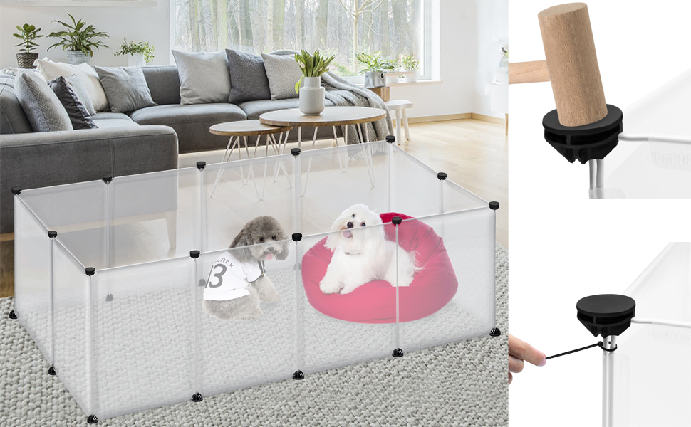 Клітка-вольєр для кроликів, морських свинок, дрібних тварин, 145x75x48 см, з дверцятами