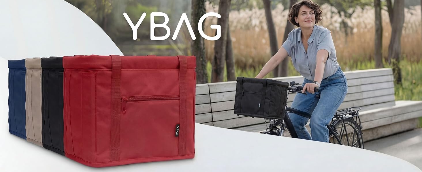 Фридбаг Кошик на кермо велосипеда KLICKfix [Сумісний з електровелосипедом] для жінок - чорна велосипедна сумка