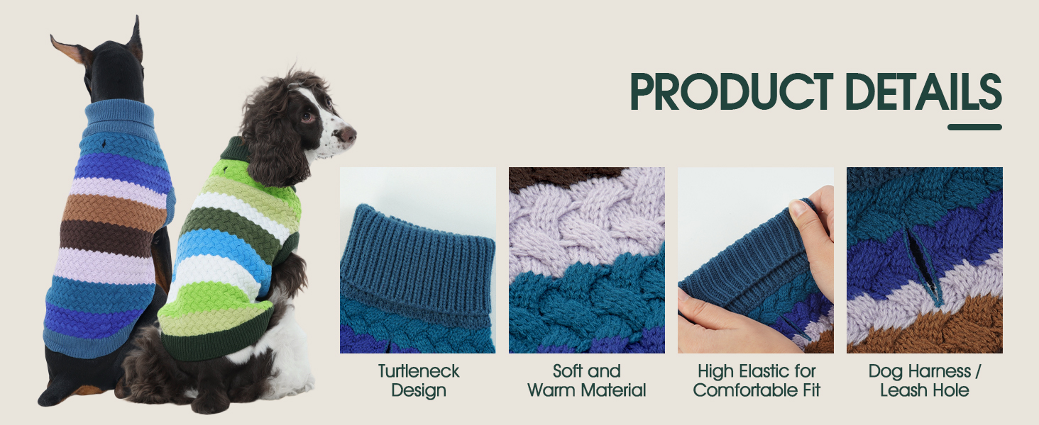 Теплий пуловер для собак Kuoser, пуловер для маленьких та середніх собак, флісовий пуловер, одяг для собак, зимовий пуловер для собак, червоний S