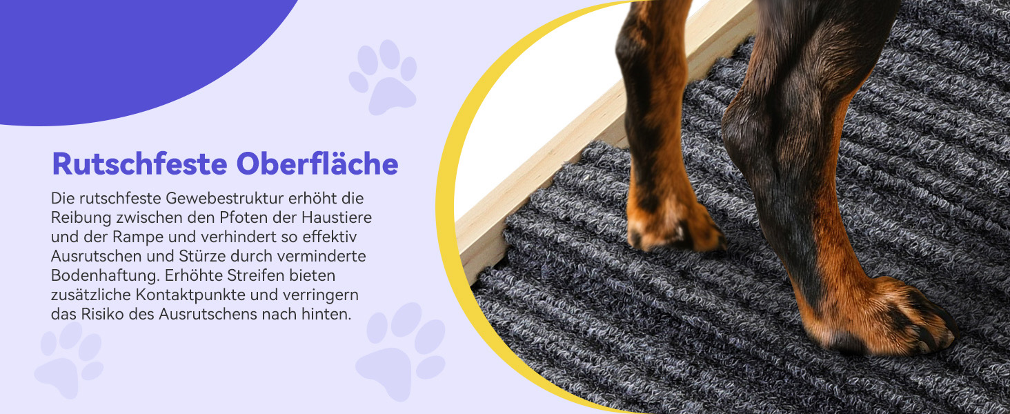 Рампа для собак Pawaboo, дерев'яна, 4 положення висоти, 13,6'-21', для маленьких собак та котів, з антиковзним покриттям, для ліжка/дивану, горіх, 80x30 см