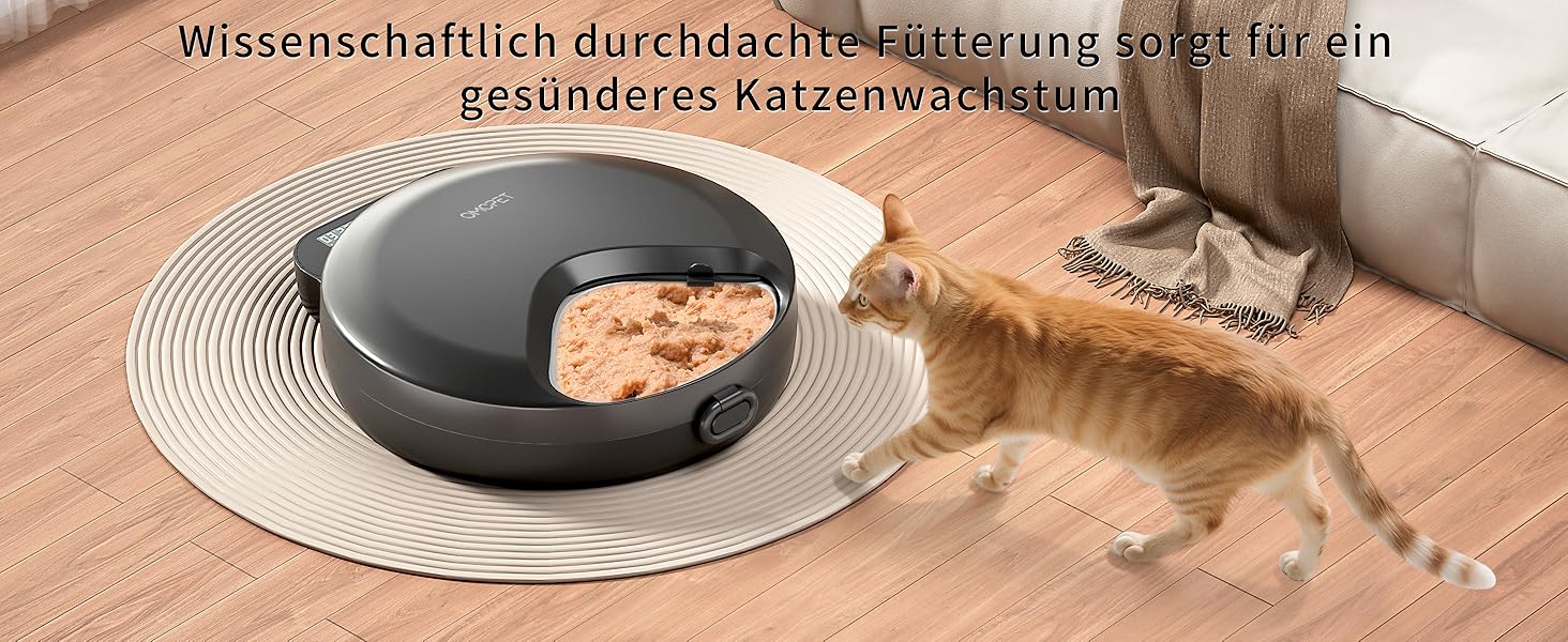 Автоматичний дозатор корму для котів та собак, 8oz*4 прийоми їжі, з таймером, з замком безпеки, з 2 охолоджувальними акумуляторами (Чорний)