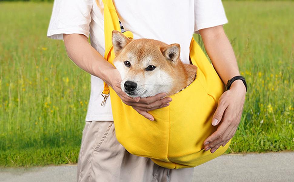 Чорна сумка-переноска для маленьких собак, регульований ремінь, зручна для подорожей та прогулянок