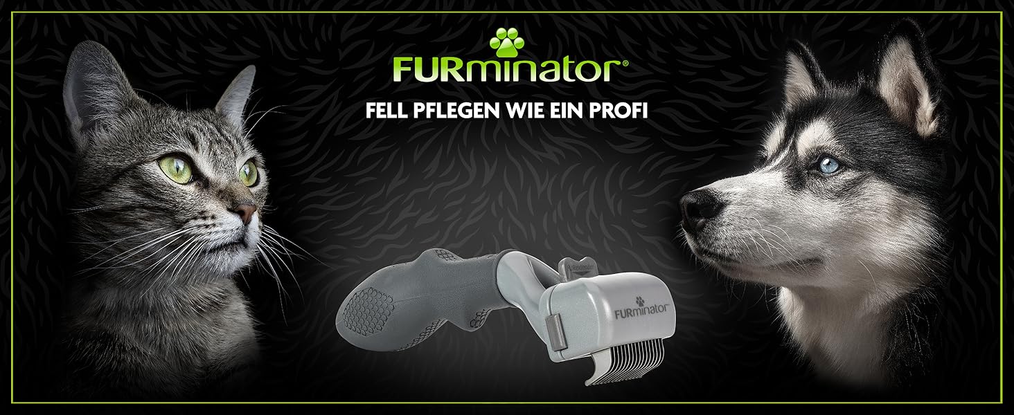 Furminator регульований вичісувач для собак та котів - безпечно та делікатно видаляє ковтуни з шерсті