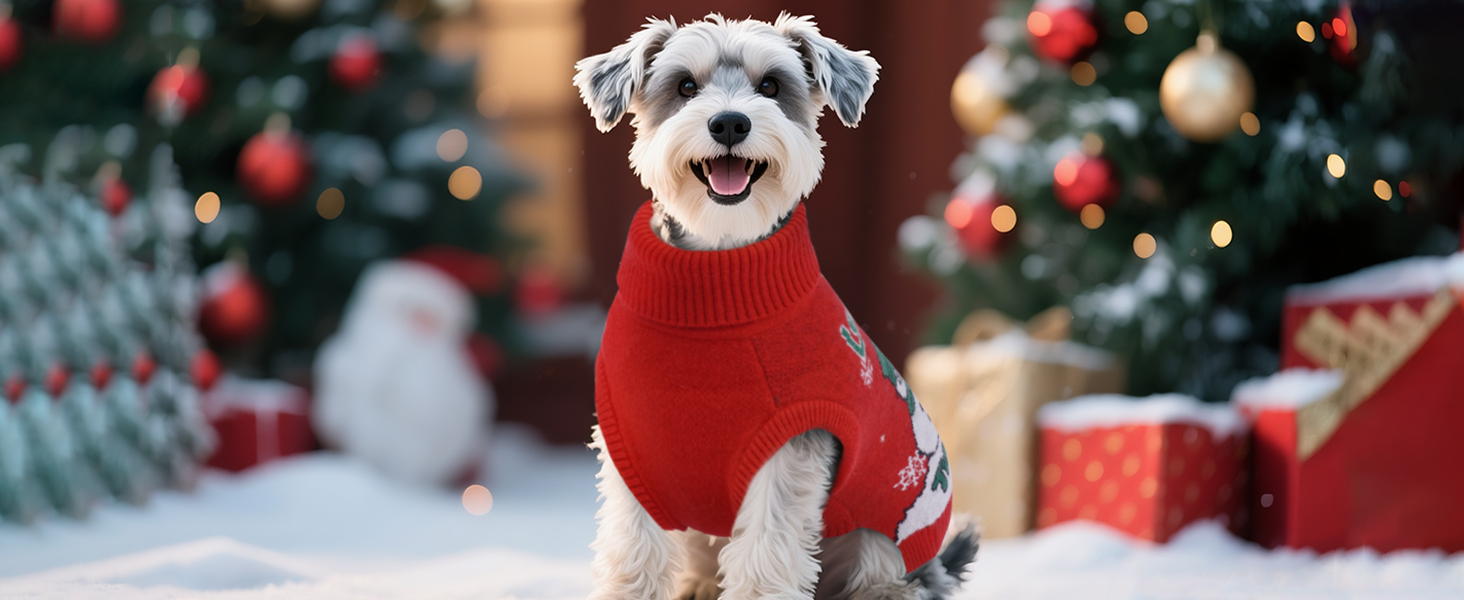 Светр для собак IECOii з коміром-моторолкою, флісовий пуловер, різдвяний пуловер для собак, теплий в'язаний пуловер на Хелловін, 5XL, зелений