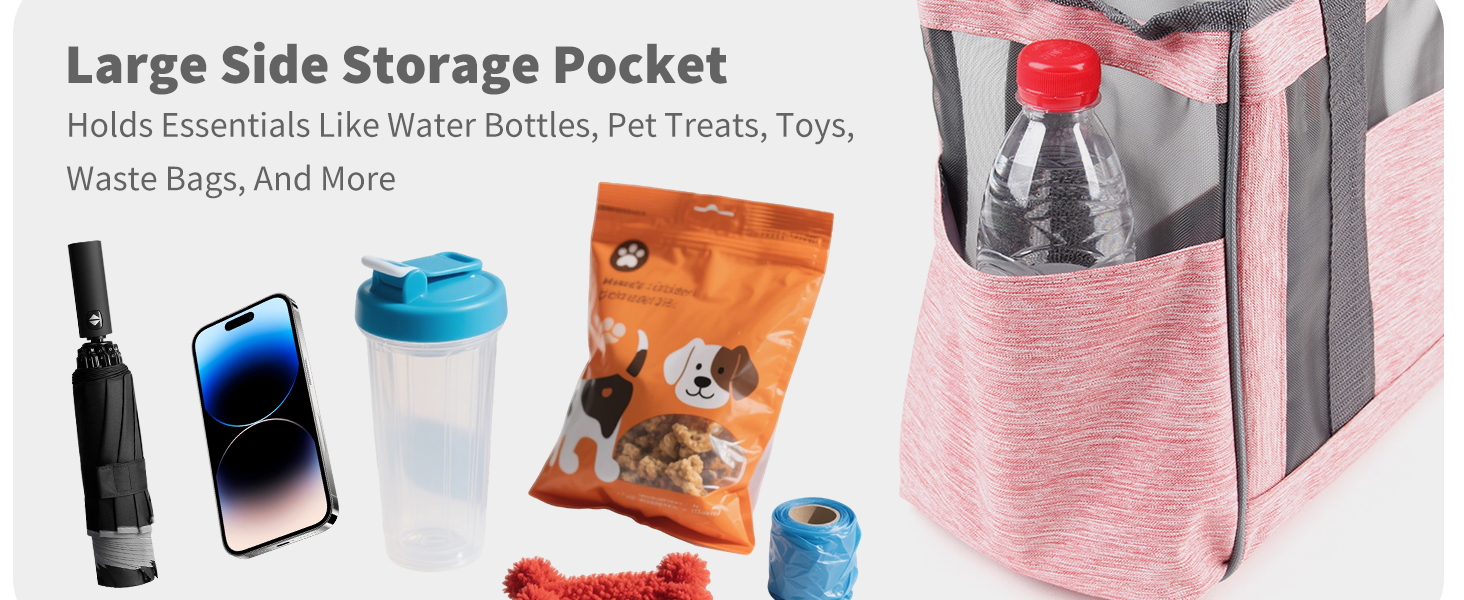 PETCUTE Транспортна сумка для собак та котів, відповідна стандартам авіакомпаній, з регульованим ремінєм, дихаюча переноска для маленьких тварин, сіра