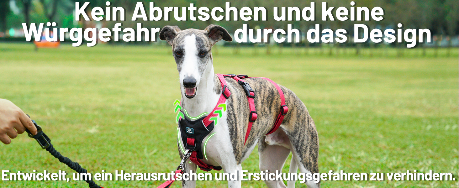 Пауерлд Безпечне обплетення для собак, шлейка від потягування, шлейка від паніки, анти-зламна шлейка для собак, регульована, дихаюча жилетка для маленьких, середніх та великих собак (XL) Екстра Великий (Упаковка з 1), Рожевий