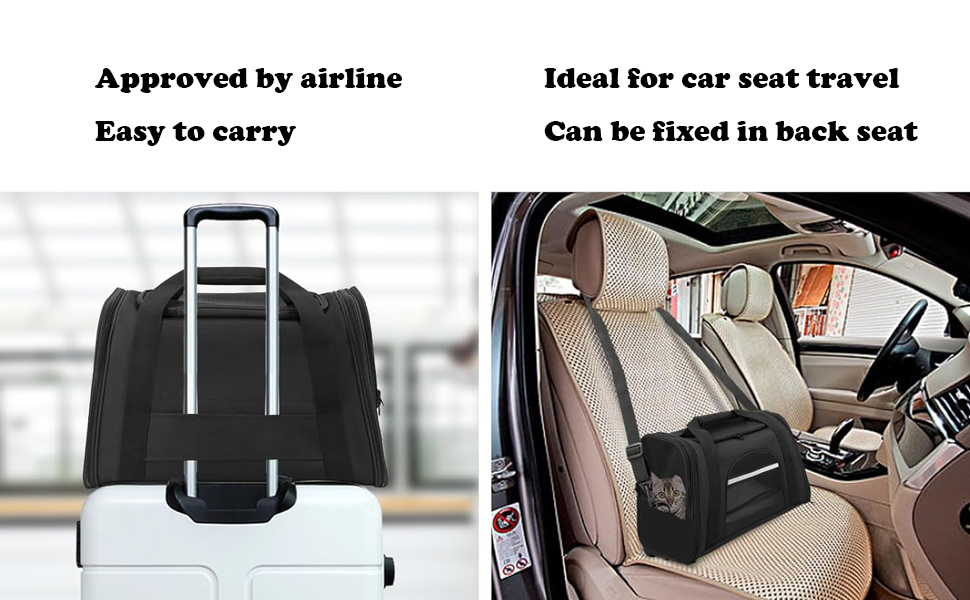 Транспортна сумка для котів та собак, складана, сіра. Дыхаюча переноска для тварин для ветеринара, авто, літака, поїзда