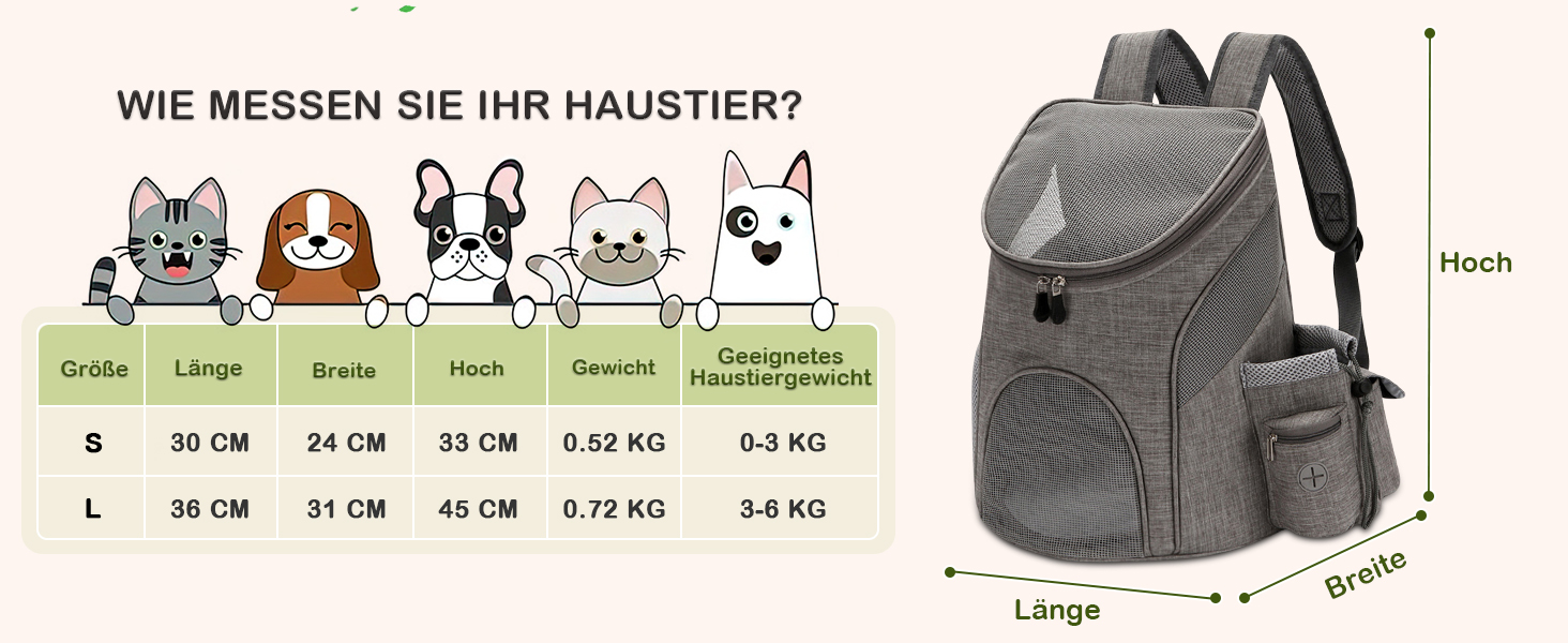 Рюкзак для котів та маленьких собак ALLSOPETS, переноска для тварин з прозорою верхньою частиною, складний, для подорожей (Світло-блакитний, S)