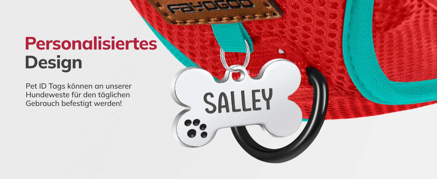 Шлейка для собак FAYOGOO з переднім кріпленням, не тягне, регульована, м'яка, з підкладкою, для малих, середніх та великих собак, синього кольору (S)