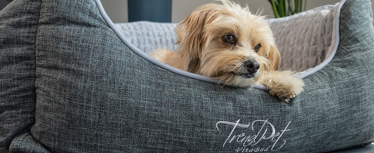TrendPet VitaBed - ортопедичне собаче ліжко преміум-класу з матрацом з Memory Foam 5 см (100x90 см)