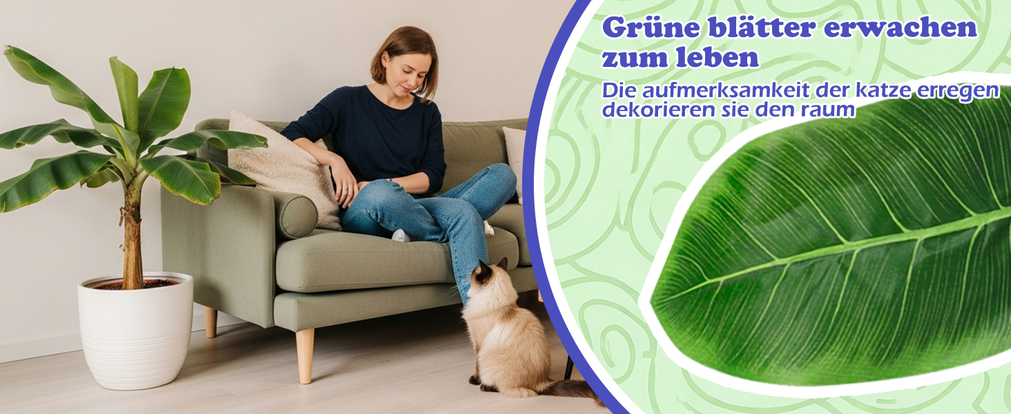 Котячий будиночок з дряпальною колоною Eukue, 80 см, білий/зелений, з платформою, мотузкою та стійкою основою