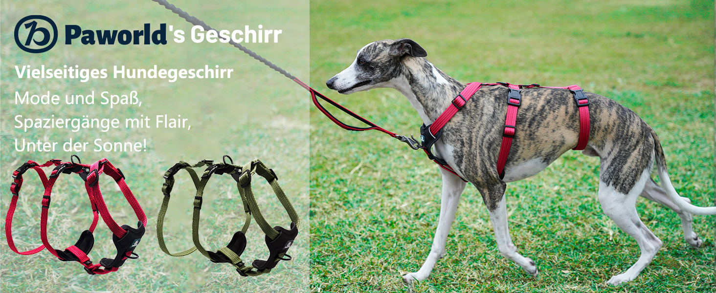 Пауерлд Безпечне обплетення для собак, шлейка від потягування, шлейка від паніки, анти-зламна шлейка для собак, регульована, дихаюча жилетка для маленьких, середніх та великих собак (XL) Екстра Великий (Упаковка з 1), Рожевий