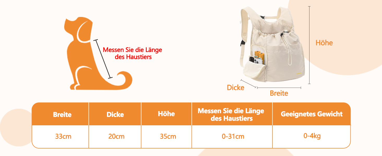 Рюкзак-переноска для собак Galatée: зручний та вентильований для подорожей, кемпінгу та прогулянок