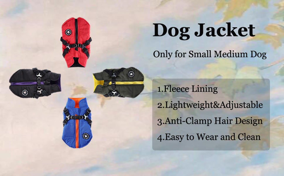 Зимові куртки, жилети та шлейки для собак, чорний колір (M). Куртки 2-в-1, без тягнучки, підходять для цуценят, собак маленьких та середніх порід.