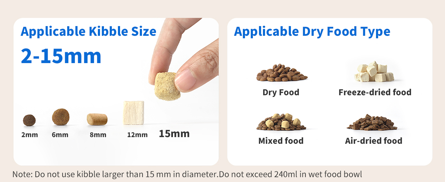 Автоматичний годівниця для котів HoneyGuaridan 2-в-1 з Wi-Fi, для сухого та вологого корму, з охолодженням та сухим мішечком, чорний