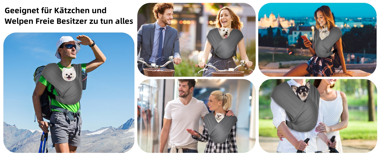 CUBY Сумка-переноска для собак, літня модель, рюкзак-переноска, підтримка спини, для собак, виготовлена з дихаючого матеріалу, 10 кг, світло-сіра