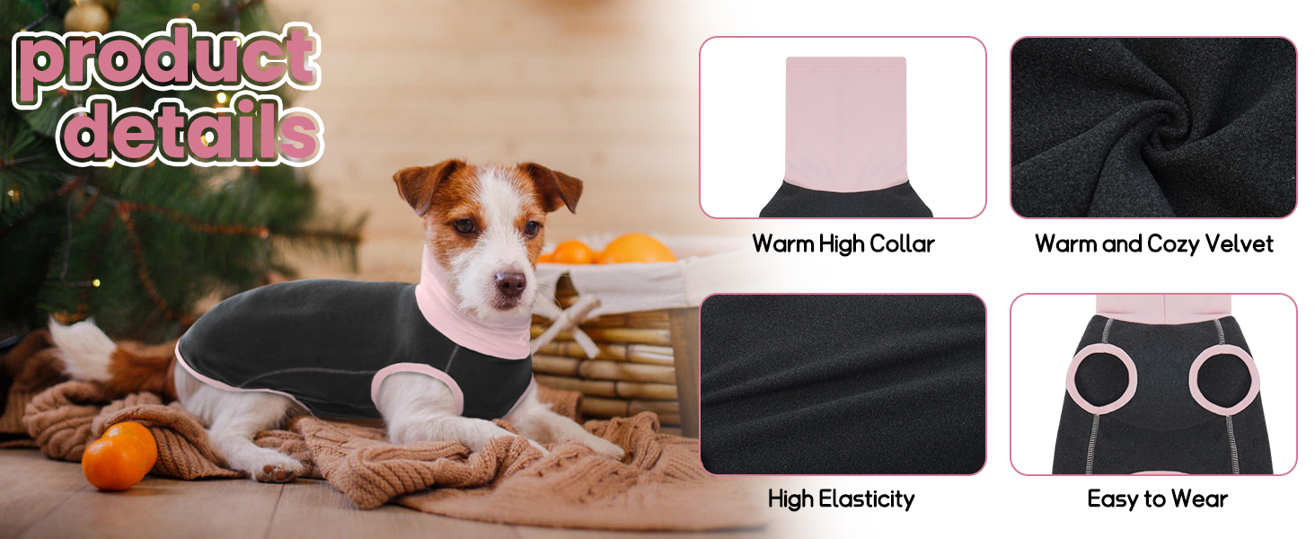 Теплий флісовий пуловер для собак MHaustlie для маленьких собак, рогатий, флісовий, теплий, легкий, сірий (XS)