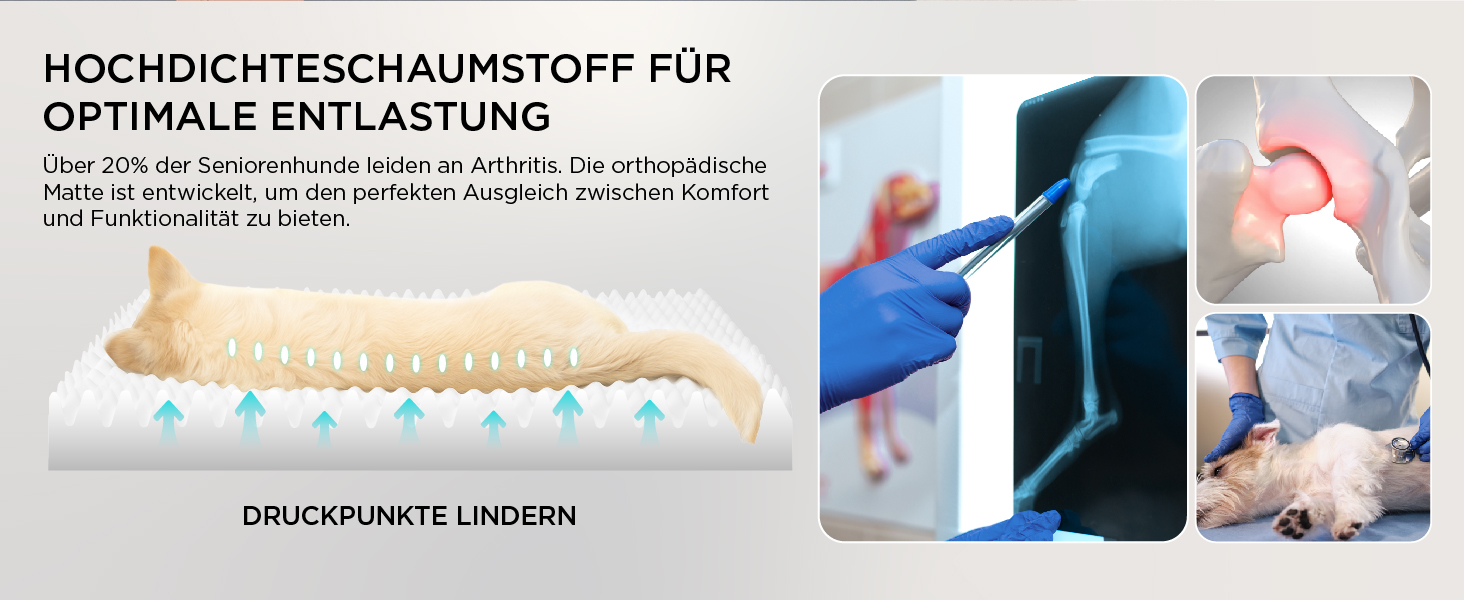 Ортопедичне ліжко для собак BEDSURE - 106x80 см. Зручне ліжко-софа для великих собак з м'яким пінопластом, миється, не слизьке, колір: зелений, розмір: 106 x 80 x 17 см