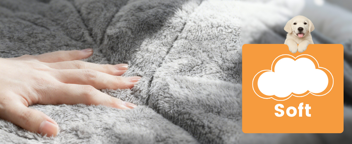 М'яка грілка для собак Mora Pets: тепла підстилка, 89 x 61 см, 9 зон нагріву, таймер, захист від перегріву, миється