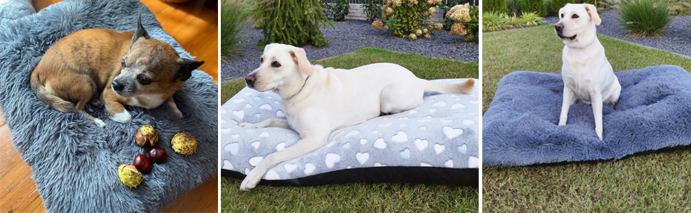 Підстилка для собак, лежанка, матрац для собак (Чорний Оксфорд, L:100x70x8 см)