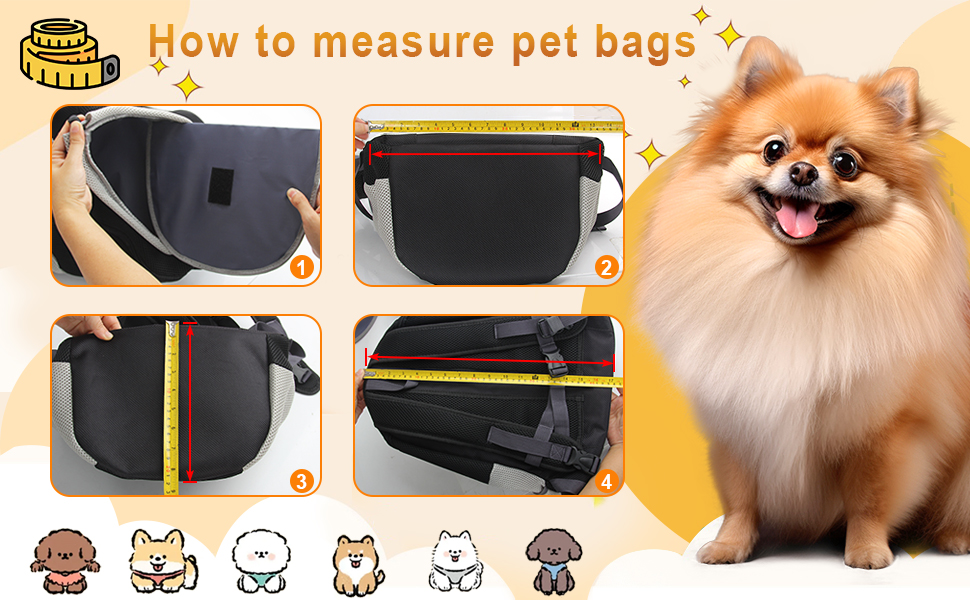 Рюкзак для собак та котів: переноска-рюкзак для тварин з вентиляцією та водонепроникним дном, помаранчевий