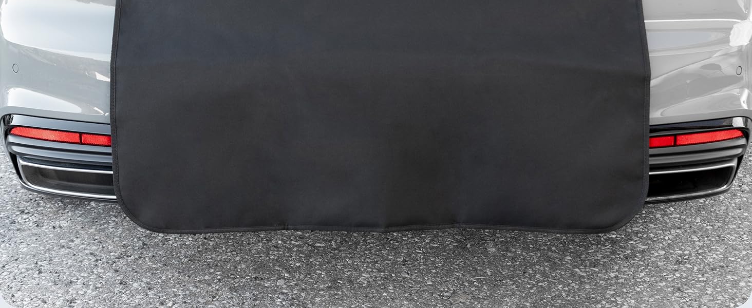 Захист вантажного відсіку LIONSTRONG® – універсальний килимок для багажника авто [з м'якою підкладкою та водонепроникним покриттям] – захист від бруду, подряпин та вологи (100x100 см)