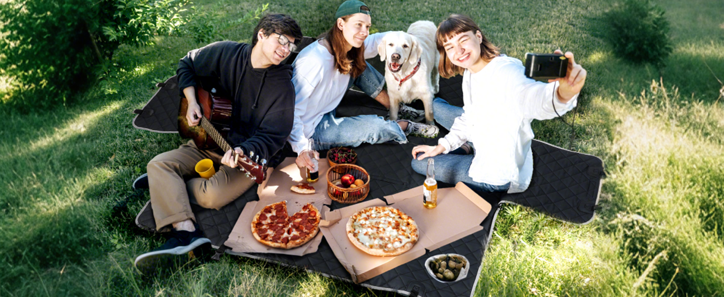 Захист для автосидіння PeCute: водонепроникний, з екошкіри, для собак, чорного кольору