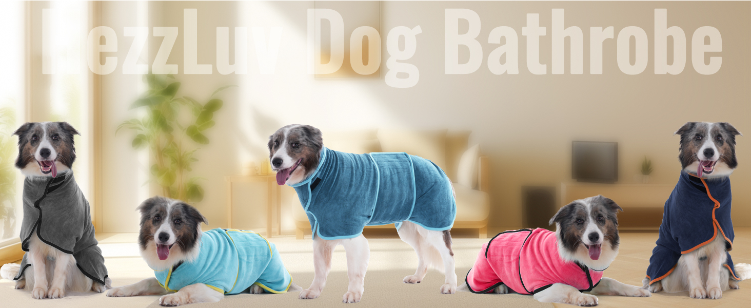 Рушник для собак HezzLuv: ультрапоглинаючий, з мікрофібри, для швидкого висушування, сірий