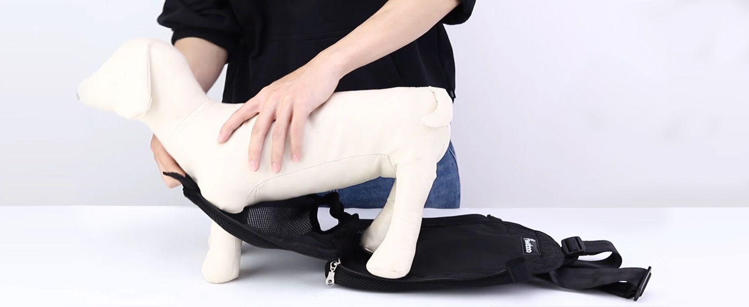 Рюкзак-переноска для тварин Pawaboo, регульований, сірий, для собак та котів середніх розмірів