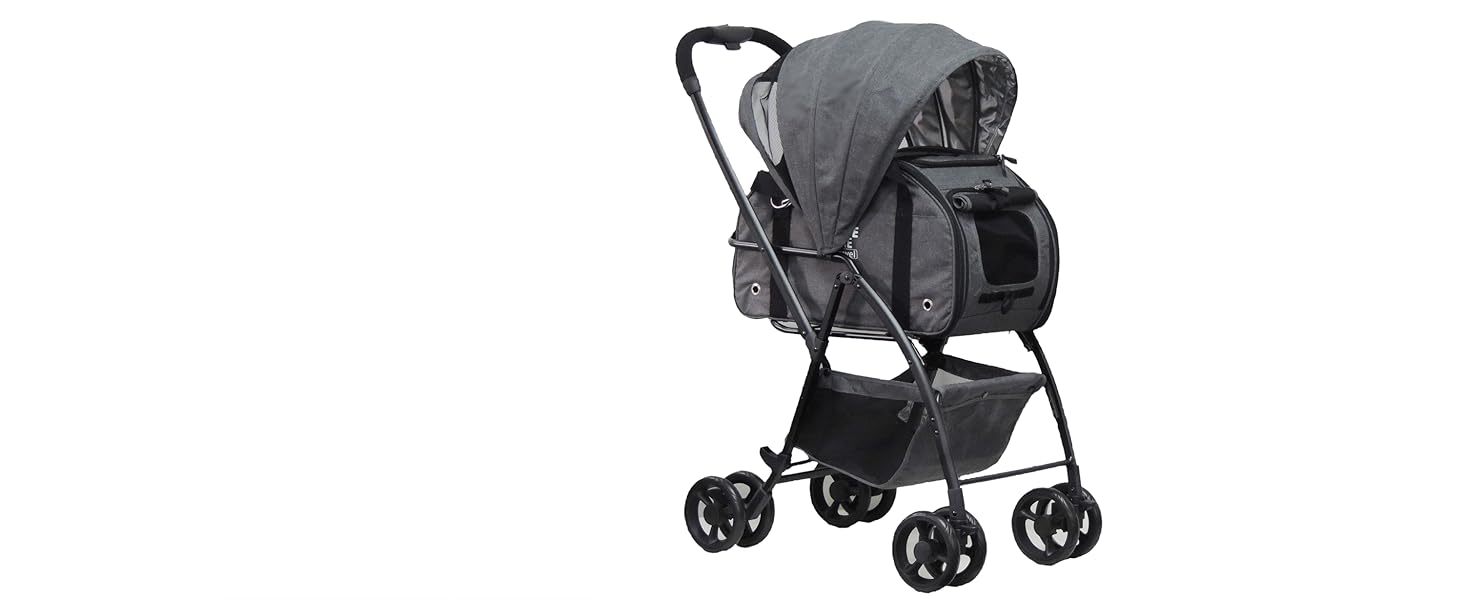 Транспортна система для тварин EzTravel - переноска з шасі