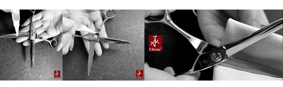 Професійна ножиця для грумінгу тварин Cheng BF-75 з нержавіючої сталі, 19,1 см, безпечна та надійна