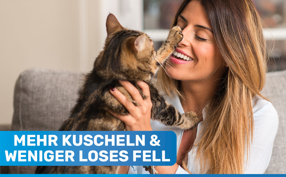 Гребінець для котів та собак BluePet, для короткошерстих порід, видаляє відмерле волосся та підшерсток, зменшує випадання на 90%, розмір M (ширина гребеня 66 мм)