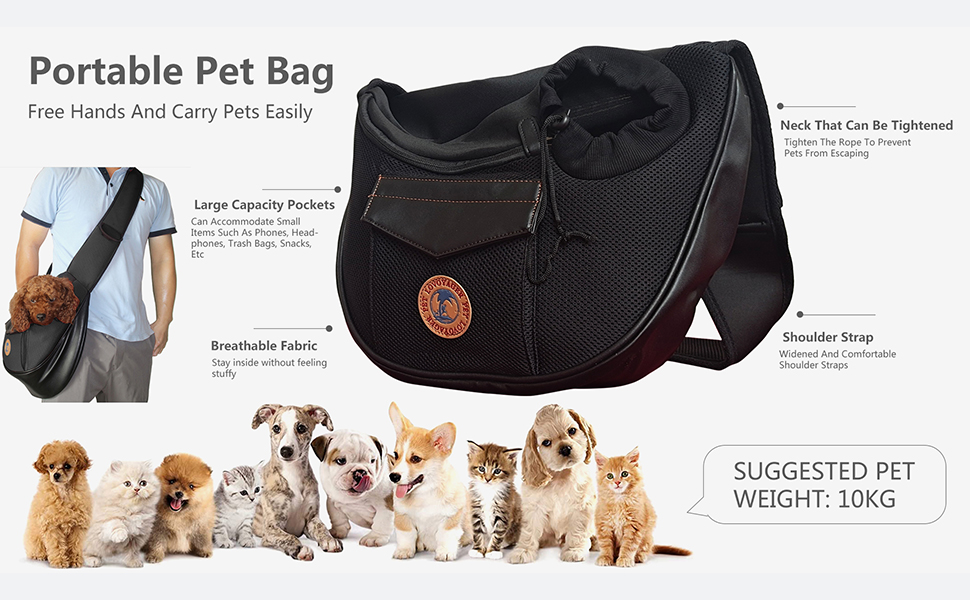 PETCUTE Сумка-переноска для собак, для маленьких собак, переноска для цуценят, дихаюча сітка, транспортна сумка, 9 кг, червона