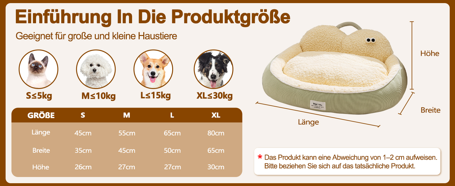 Кругле ліжко для котів Galatée, м'яке, плюшеве, з антиковзною основою (зелене, M)