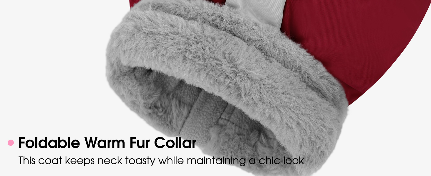 Зимовий комбінезон для собак AOFITEE - теплий водонепроникний зимовий одяг для великих собак з ніжками, підходить для Французького бульдога, колір: бордовий