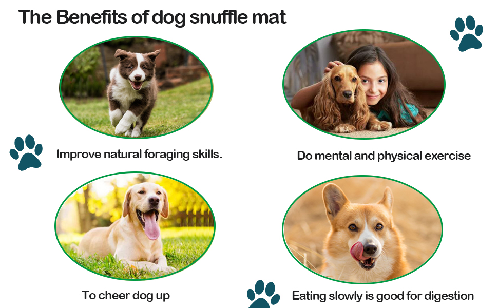 Килимок для собак Emwel для носових ігор, миючий, пазл-іграшка, великий, середній, цуценята, червоний