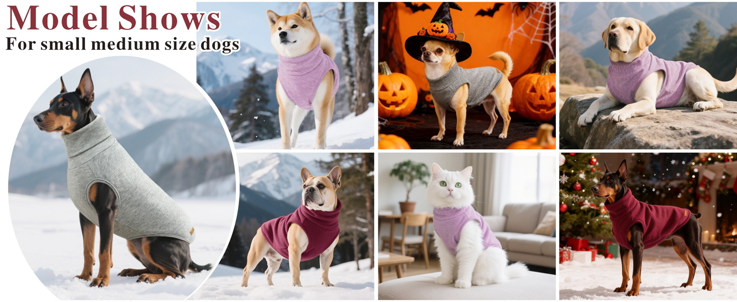 Світшот для собак Mosucoirl: теплий, м'який, для маленьких, середніх та великих собак, XS-4XL, червоний