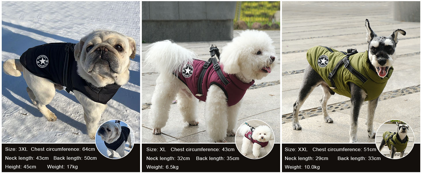 Зимова жилетка для собак, водонепроникний одяг для маленьких собак з D-початком, світловідбиваючий, XL, зелений