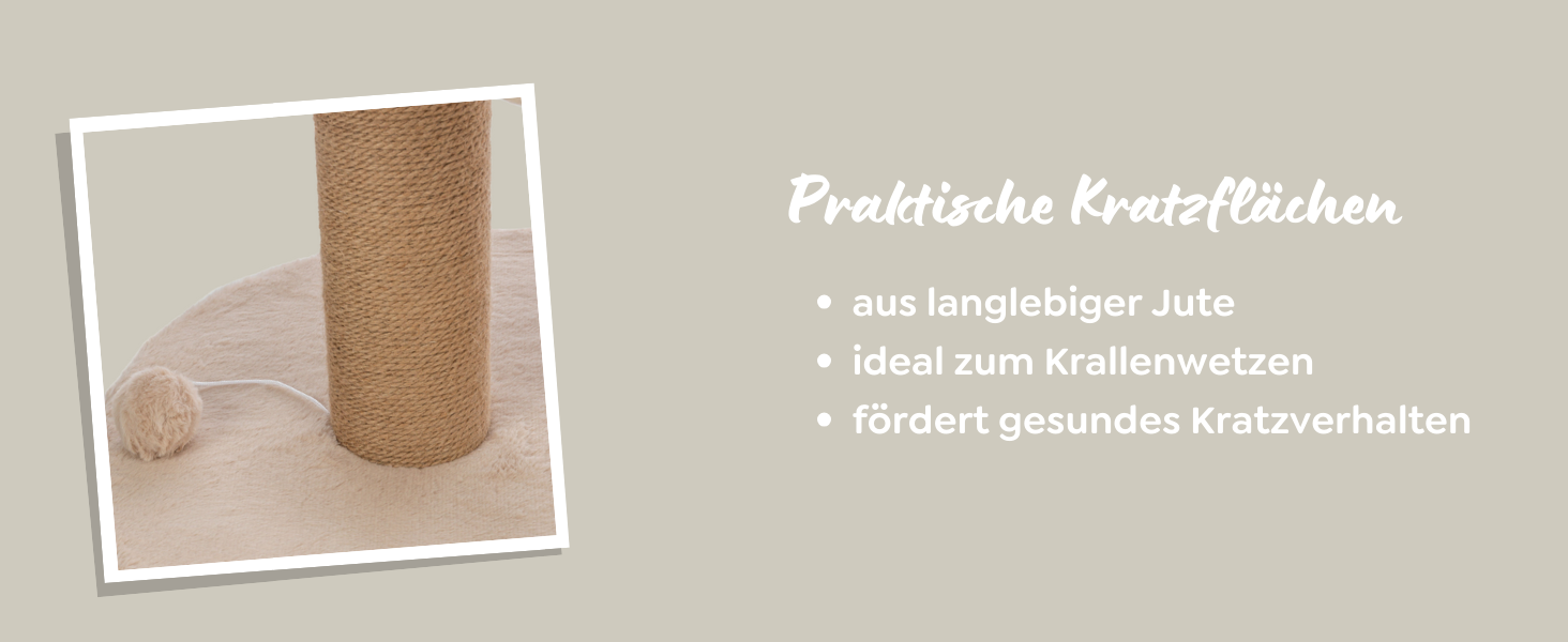 Кігтеточка TRIXIE Boho Filippo 114 см – багатоярусна кімната для котів з місцями для дряпання та іграми, затишні та стабільні місця для відпочинку – 44474