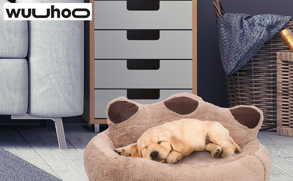 М'яке ліжко для собак та котів Tapsy - зручне, миється, 55 см, розмір M (40 x 34 см)