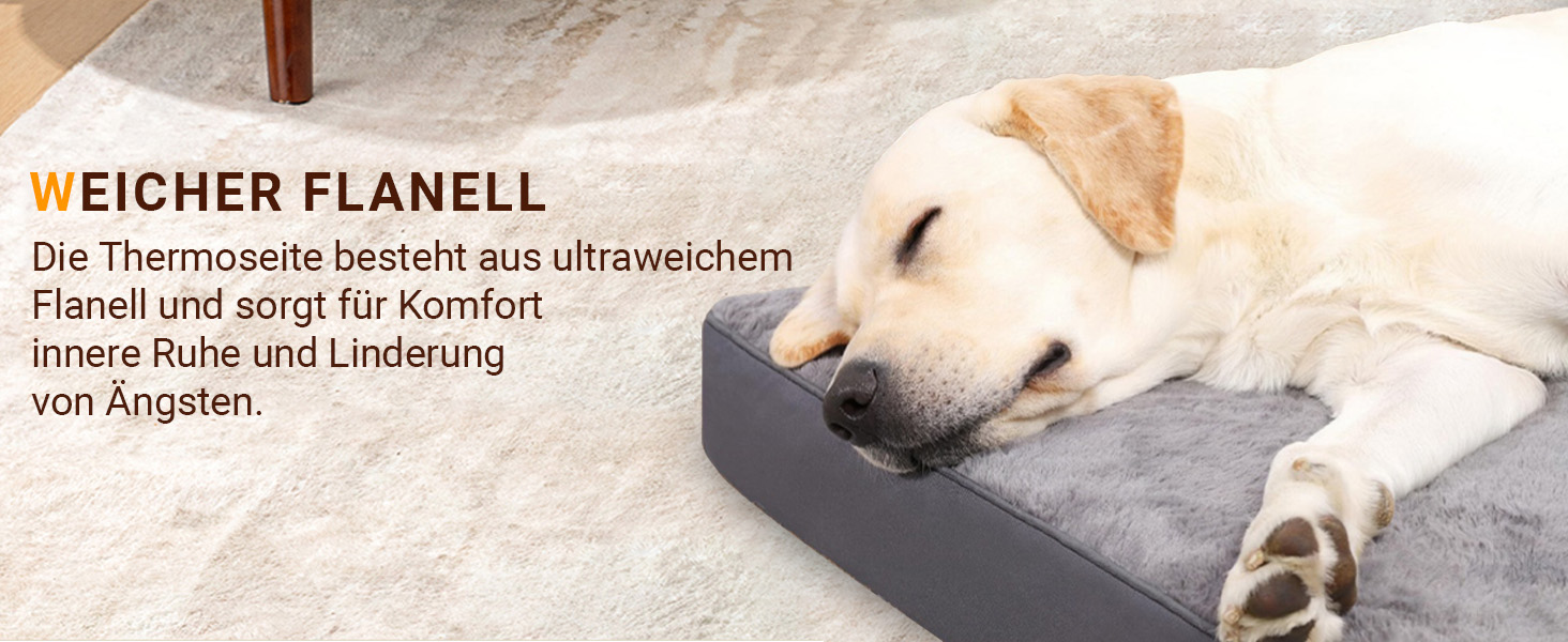 Ортопедичний лежак для собак Grosse Hundesofa: м'який та зручний, еліптичний, водонепроникний, антиковзкий, стійкий до укусів, лежанка для собак, подарунок для любителів тварин (XL-88)
