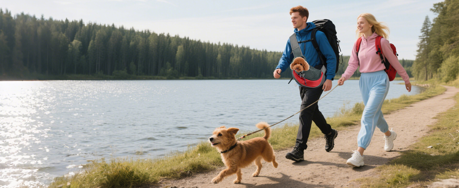 Сумка-переноска для собак та котів XGOPTS, чорна, до 5 кг, регульована, дихаюча, для прогулянок на вулиці