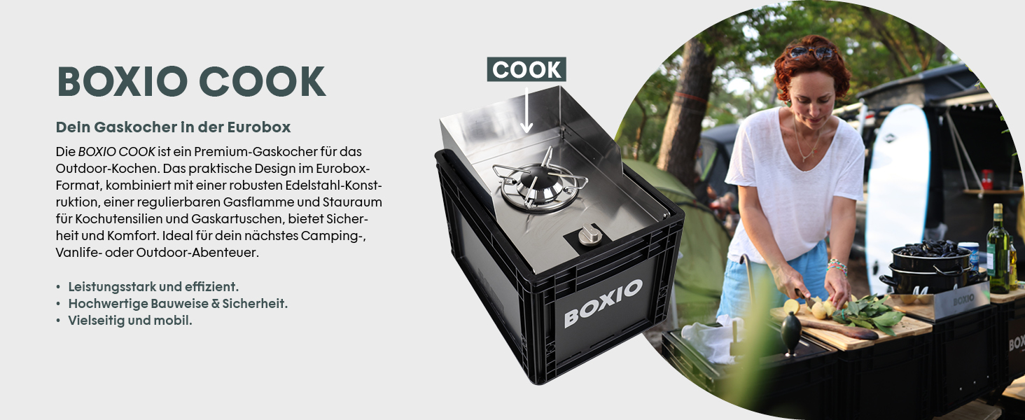 BOXIO - SHAKE: Набір з 3 контейнерів для зберігання продуктів, корму для собак та борошна. Легка організація та ідеальний для сипучих матеріалів, включаючи туалети для тварин