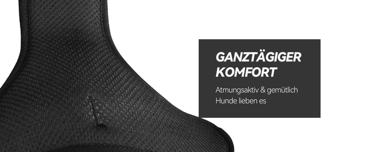 Шлейка для собак VIVAGLORY Easefit, антинатяжна з ручкою, для тренувань та прогулянок, з м'якою підкладкою, анти-вислизання, для собак середніх розмірів, червона, обхват грудей 51-74 см