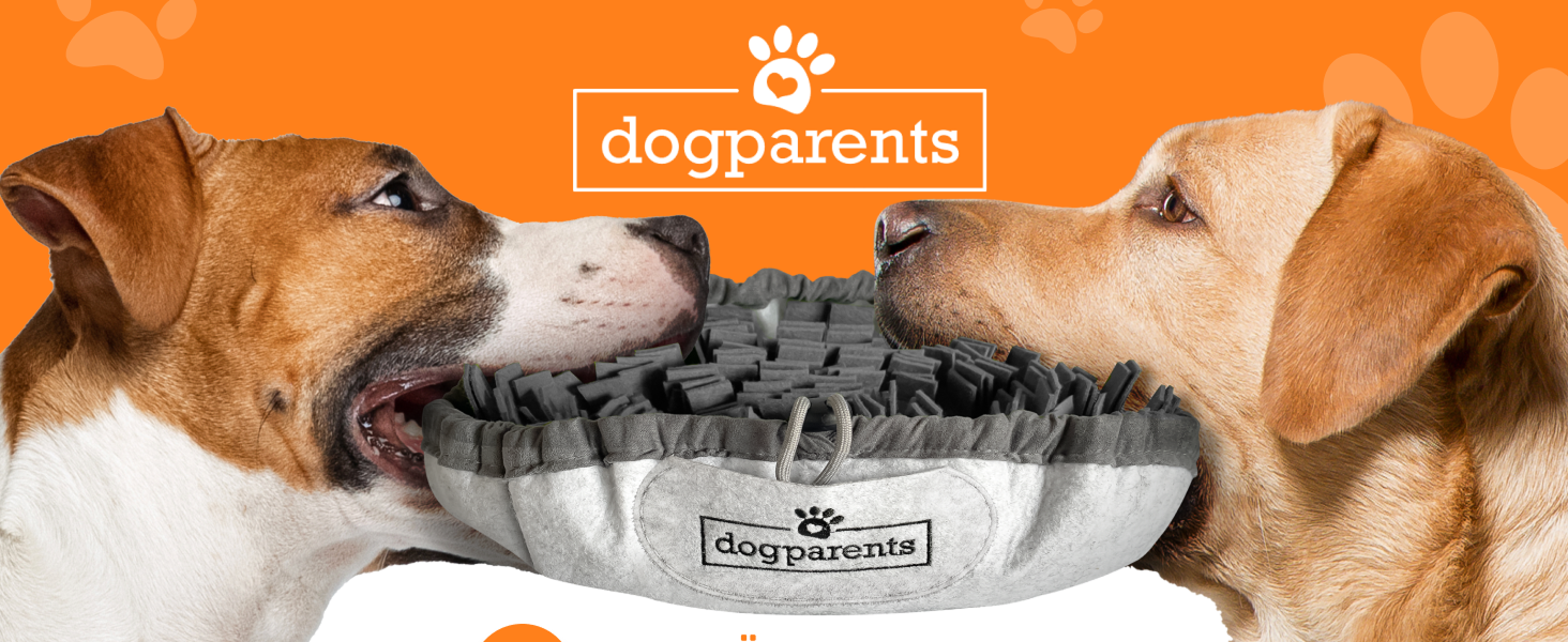 Schnüffelteppich для собак DOGPARENTS® – килимок для пошуку та розваг, міцний, для малих та великих собак, зелений (сірий)